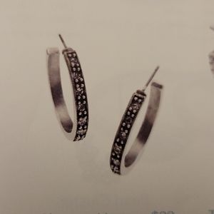 GRACE ADELE  Charms Hoop Earrings